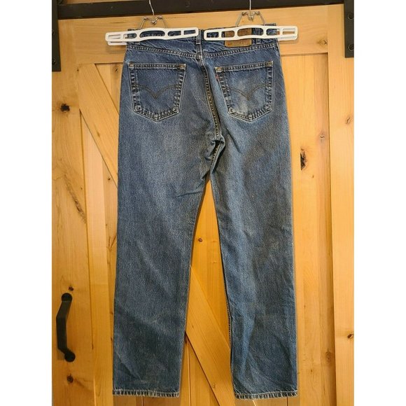 Levi’s 505 Vtg Jeans 35x34 Regular Fit Straight Leg Distressed High Rise Canada - Picture 2 of 12